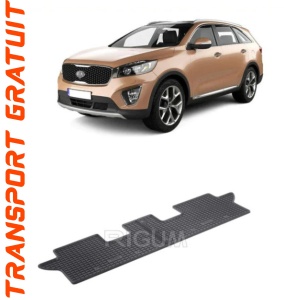 Kia Sorento III, Suv, fabricat din 02.2015 - 07.2020, Rand 3, set covorase auto dedicate, din cauciuc 100% Premium accesorii pentru autoturismul tau - masina v157137