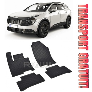 Kia Sportage V Hybrid fabricat din 2022 - Prezent, Suv, set covorase auto dedicate, din cauciuc 100% Premium