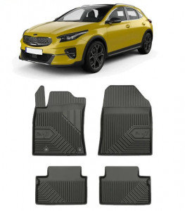 Kia Xceed Din 09.2019 - Prezent, Suv , Set Covorase Auto Tip Tavita Premium 3D, din cauciuc accesorii pentru autoturismul tau - masina v167165