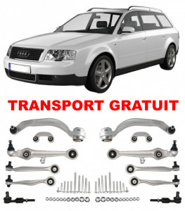 Kit complet de brate suspensie fata, compatibil cu Audi A6 C5 combi fabricat intre anii 1997-2005