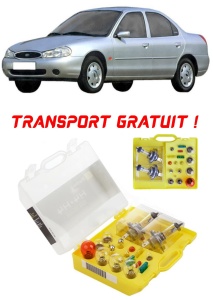 Kit trusa Set becuri H4 compatibila cu Ford Mondeo Mk2 din 1996 – 2000 , bec far, semnalizare , pozitie, iluminare numar, frana, plafoniera, stop frana