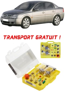 Kit trusa Set becuri H4 compatibila cu Opel Vectra C din 2002 - 2008 , bec far, semnalizare , pozitie, iluminare numar, frana, plafoniera, stop frana