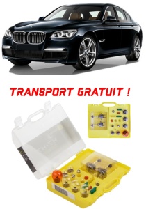 Kit trusa Set becuri H7 compatibila cu Bmw F01 din 2008 - 2015 , bec far, semnalizare , pozitie, iluminare numar, frana, plafoniera, stop frana