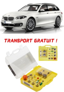 Kit trusa Set becuri H7 compatibila cu Bmw F11 din 2010 - 2017 , bec far, semnalizare , pozitie, iluminare numar, frana, plafoniera, stop frana