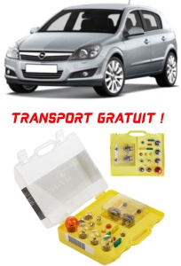 Kit trusa Set becuri H7 compatibila cu Opel Astra din 2009 - 2015 , bec far, semnalizare , pozitie, iluminare numar, frana, plafoniera, stop frana