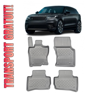 Land Rover Velar Facelift Mhev Din 05.2020 - Prezent, Suv, L560 , Set Covorase Auto Tip Tavita Premium 3D, din cauciuc