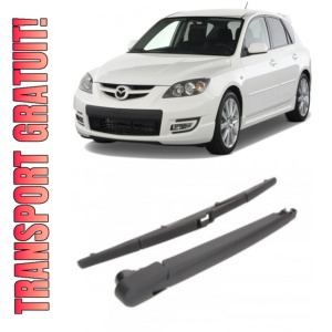 Mazda 3 Brat stergator pentru luneta spate cu lamela 360 mm, compatibil cu Mazda 3 Hatchback fabricat intre 2008-2014, calitate extra