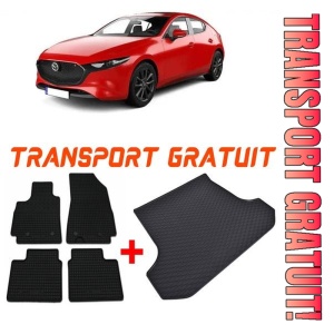 Mazda 3 IV din 03.2019 - Prezent Hatchback *1 , Set Covorase + tavita portbagaj auto