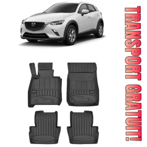 Mazda CX-3, Suv, Din 06.2015 - Prezent , Set Covorase Auto Tip Tavita Premium 3D, din cauciuc