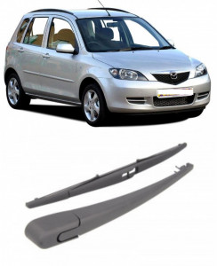 Mazda II Brat stergator pentru luneta spate cu lamela 360 mm, compatibil cu Mazda II Hatchback fabricat intre 2003-2007, calitate extra accesorii pentru autoturismul tau - masina v92372