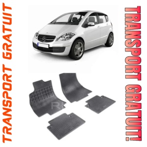 Mercedes Clasa A W169, Hatchback, fabricat din 09.2004 - 08.2012, set covorase auto dedicate, din cauciuc 100% Premium