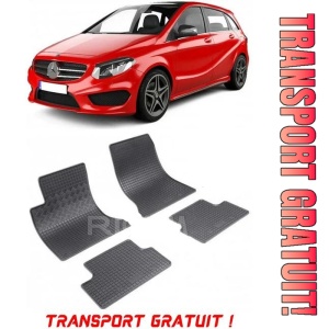 Mercedes Clasa B W246, Hatchback, fabricat din 10.2011 - 12.2018, set covorase auto dedicate, din cauciuc 100% Premium - Transport Gratuit