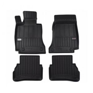 Mercedes Clasa C W205, Combi, Din 10.2014 - 02.2021 , Set Covorase Auto Tip Tavita Premium 3D, din cauciuc accesorii pentru autoturismul tau - masina v172974