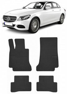 Mercedes Clasa C W205, Sedan, Din 03.2014 - 11.2020 , Set Covorase Auto Premium accesorii pentru autoturismul tau - masina v156737