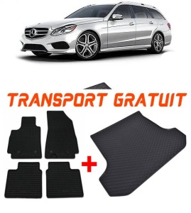 Mercedes clasa E W212 Combi din 2009 - 10.2016, Set Covorase + tavita portbagaj auto Portbagaj Superior *1 accesorii pentru autoturismul tau - masina v3060