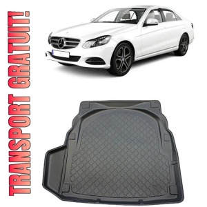 Mercedes clasa E W212 Sedan din 03.2009 - 03.2016, Tavita Pentru Portbagaj Lux Premium Dedicata, Cu Elemente din Plastic *1