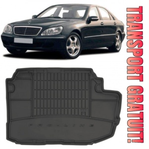 Mercedes clasa S W220 Sedan din 1998 - 06.2005, Tavita Pentru Portbagaj Lux Premium Dedicata, Cu Navigatie / Cd / Dvd *1