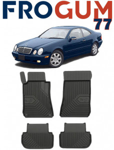 Mercedes CLK C209 Din 2002 - 2009, Coupe , Set Covorase Auto Tip Tavita Premium 3D, din cauciuc accesorii pentru autoturismul tau - masina v168093