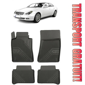 Mercedes Cls W219 Din 06.2004 - 10.2010, Coupe , Set Covorase Auto Tip Tavita Premium 3D, din cauciuc