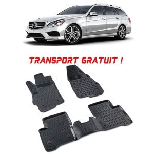 Mercedes E Class W212 2010-2016 Set 4 covorase auto din cauciuc tip tavita premium line 3D - Transport Gratuit! accesorii pentru autoturismul tau - masina v48798
