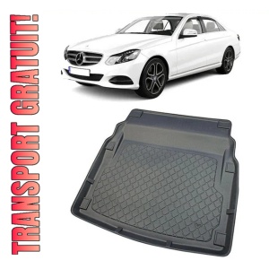 Mercedes E W212 Sedan din 03.2009 - 2016 (Fara Elemente din Plastic In Portbagaj - V1) *1 , Tavita Pentru Portbagaj Lux Premium Dedicata,