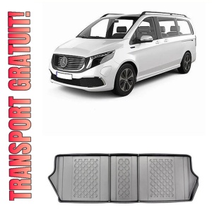 Mercedes Eqv, Van, Din 10.2020 - Prezent, Rand 3 , Set Covorase Auto Tip Tavita Premium 3D, din cauciuc