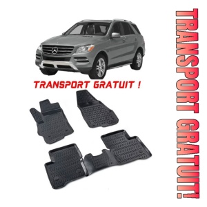 Mercedes GL X164 2006-2013 Set 5 covorase auto din cauciuc tip tavita premium line 3D - Transport Gratuit!
