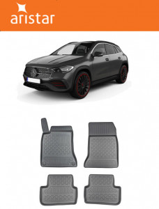 Mercedes Gla X156, Suv, Din 03.2014 - 11.2019 , Set Covorase Auto Tip Tavita Premium 3D, din cauciuc accesorii pentru autoturismul tau - masina v173819