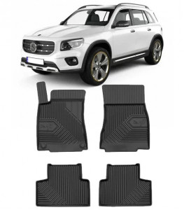 Mercedes Glb X247 Din 11.2019 - Prezent, Suv , Set Covorase Auto Tip Tavita Premium 3D, din cauciuc accesorii pentru autoturismul tau - masina v167407