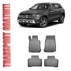 Mercedes Glc X253, Suv, Din 09.2015 - Prezent , Set Covorase Auto Tip Tavita Premium 3D, din cauciuc