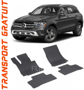 Mercedes Glc X253, Suv, fabricat din 09.2015 - Prezent, set covorase auto dedicate, din cauciuc 100% Premium accesorii pentru autoturismul tau - masina v155552