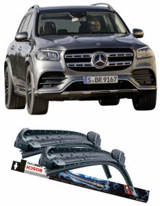 Mercedes Gls Set 2 stergatoare parbriz Bosch Bosch Aerotwin compatibile cu Mercedes-Benz Gls 2019 (65 cm / 55 cm) accesorii pentru autoturismul tau - masina v119809