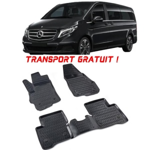 Mercedes Viano III W447 2014- Set 2 covorase auto din cauciuc tip tavita premium line 3D - Transport Gratuit! accesorii pentru autoturismul tau - masina v48746