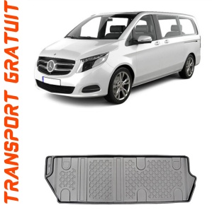 Mercedes VIto W447, Van, Din 10.2014 - Prezent, Rand 3 , Set Covorase Auto Tip Tavita Premium 3D, din cauciuc accesorii pentru autoturismul tau - masina v171718