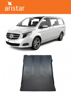 Mercedes Vito W447 Van din 10.2014 - Prezent, Tavita Pentru Portbagaj Lux Premium Dedicata, Ampatament Lung In Spatele Randului 2 *1 accesorii pentru autoturismul tau - masina v188730
