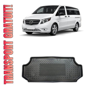 Mercedes Vito W447 Van din 10.2014 - Prezent, Tavita Pentru Portbagaj Lux Premium Dedicata, Base Long Ampatament Lung In Spatele Randului 3 *2