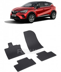 Mitsubishi Asx II fabricat din 2023 - Prezent, Suv, set covorase auto dedicate, din cauciuc 100% Premium accesorii pentru autoturismul tau - masina v150176