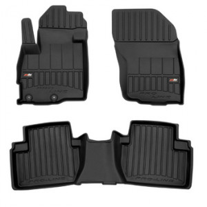 Mitsubishi Outlander II Din 03.2007 - 08.2012, Suv , Set Covorase Auto Tip Tavita Premium 3D, din cauciuc accesorii pentru autoturismul tau - masina v163027