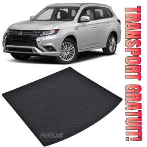 Mitsubishi Outlander Tavita pentru portbagaj din cauciuc, compatibila Mitsubishi Outlander III PHEV fabricatie 09.2012 - prezent, caroserie suv, 5 locuri