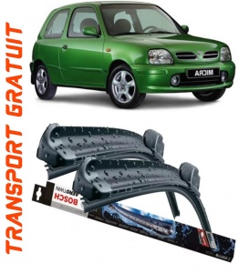 Nissan Micra Set 2 stergatoare parbriz Bosch Bosch Aerotwin compatibile cu Nissan Micra 2005 (53 cm / 45 cm) accesorii pentru autoturismul tau - masina v128810