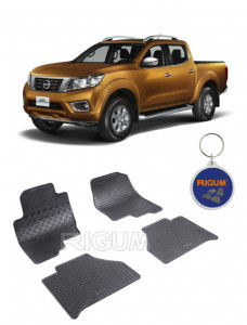 Nissan Navara Le New, Pick-Up, fabricat din 2007 - Prezent, set covorase auto dedicate, din cauciuc 100% Premium accesorii pentru autoturismul tau - masina v158329