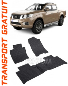 Nissan Navara, Pick-Up, fabricat din 01.2016 - Prezent, set covorase auto dedicate, din cauciuc 100% Premium accesorii pentru autoturismul tau - masina v154050