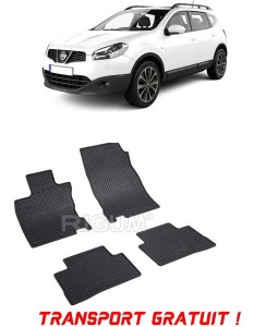 Nissan Qashqai II, Suv, fabricat din 02.2014 - 05.2021, set covorase auto dedicate, din cauciuc 100% Premium - Transport Gratuit accesorii pentru autoturismul tau - masina v38647