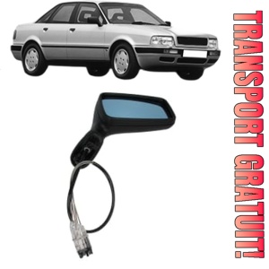 Oglinda Dreapta AUDI 80 B4 Saloon (8C2) din 1991 - 1994, Auto, Reglaj mecanic, Completa