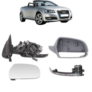 Oglinda Dreapta AUDI A3 Convertible (8P7) din 2008 - 2013, Auto, Reglaj electric, Completa - Img 2