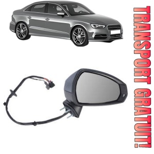 Oglinda Dreapta AUDI A3 Limousine (8VS, 8VM) din 2013 - 2020, Auto, Reglaj electric, Completa