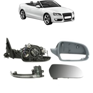 Oglinda Dreapta AUDI A5 Convertible (8F7) din 2009 - 2017, Auto, Reglaj electric, Completa - Img 2