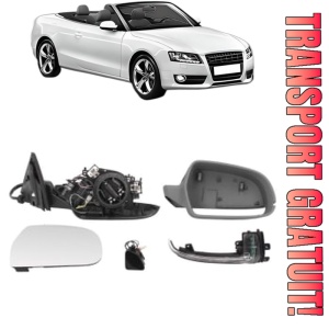 Oglinda Dreapta AUDI A5 Convertible (8F7) din 2009 - 2017, Auto, Reglaj electric, Completa