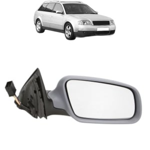 Oglinda Dreapta AUDI A6 C5 Avant (4B5, 4B6) din 1997 - 2005, Auto, Reglaj electric, Completa - Img 2