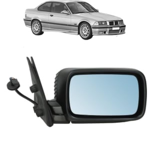 Oglinda Dreapta BMW Seria 3 Coupe (E36) din 1991 - 1999, Auto, Reglaj electric, Completa - Img 2